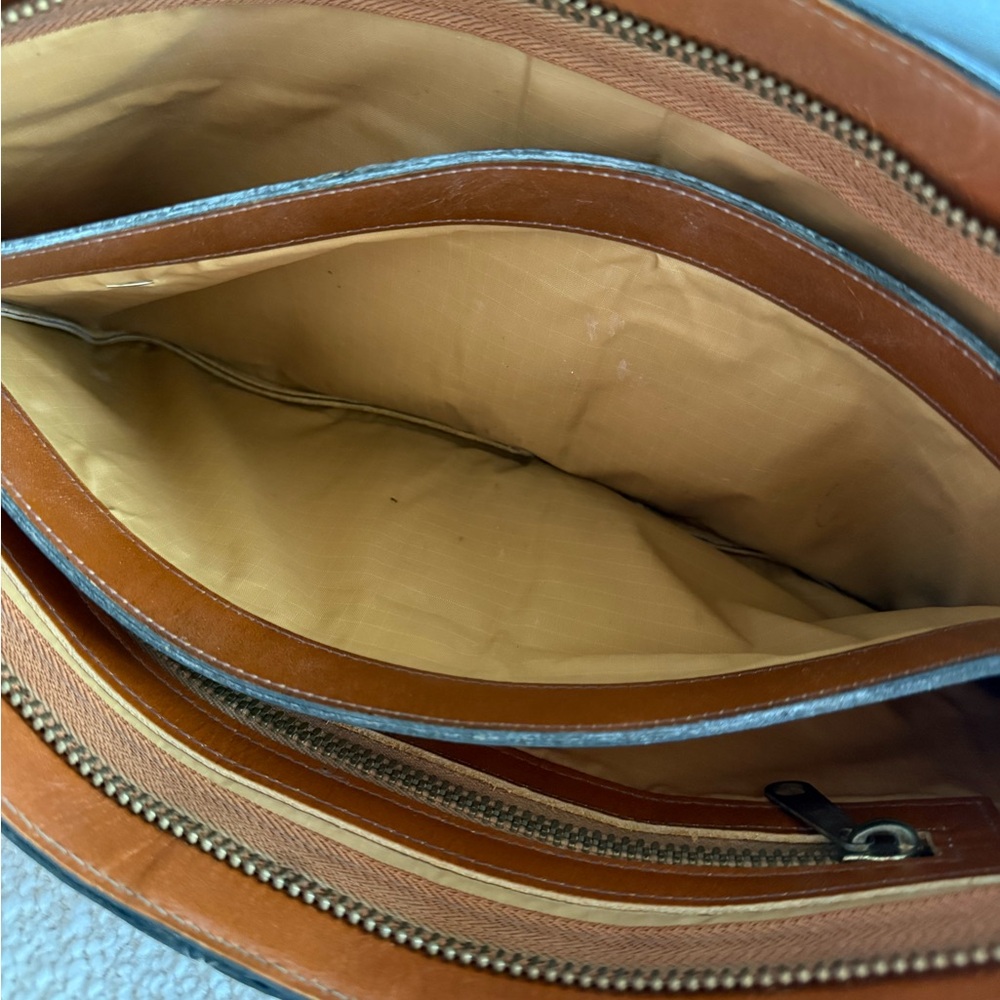 Vintage Leather Boho Clutch - Picture 7 of 9